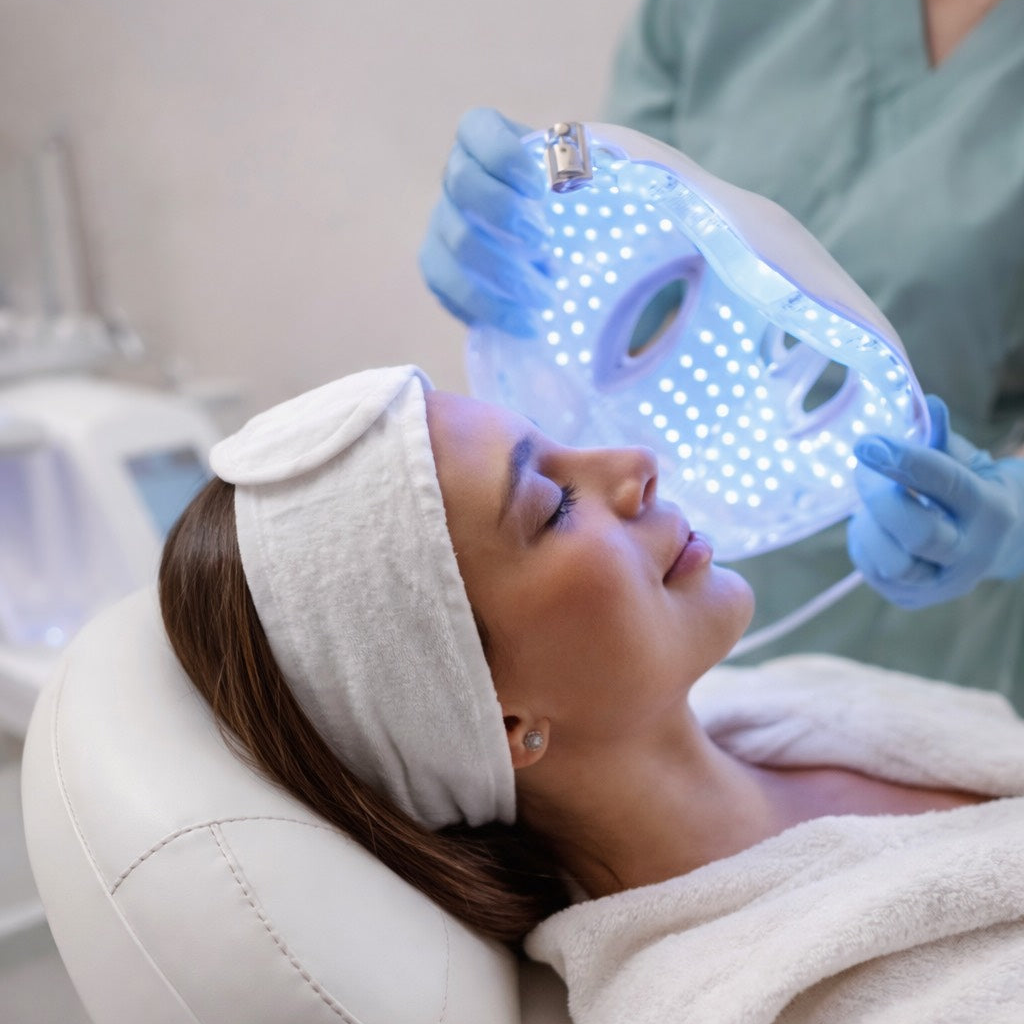 Máscara facial LED
